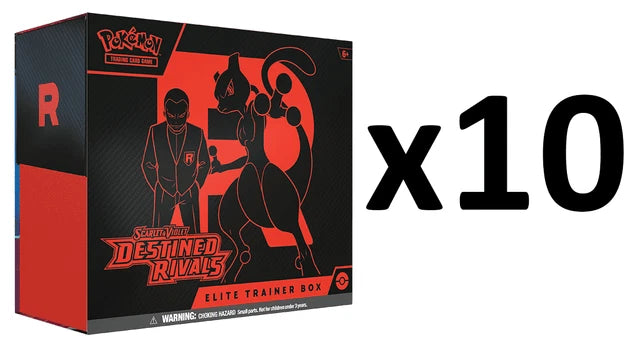 Scarlet & Violet 10 Destined Rivals Elite Trainer Box Case